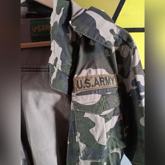 Military Style Camo Jacket - Picture 3 of 4